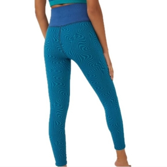 Free People Free Throw Jacquard Leggings FP Movement Small - Picture 2 of 11
